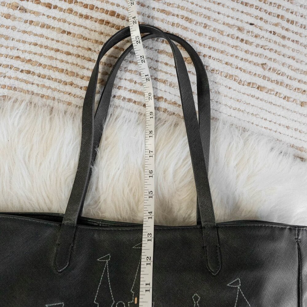Disney x Danielle Nicole Cinderella Castle Tote Bag | Black Fairytale Purse - Picture 10 of 13